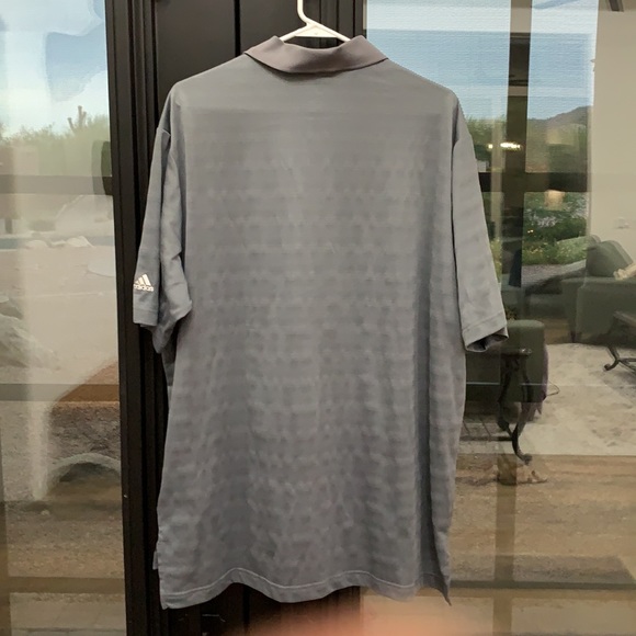 {Adidas}Mens XL Gray Golf Shirt - Picture 3 of 6